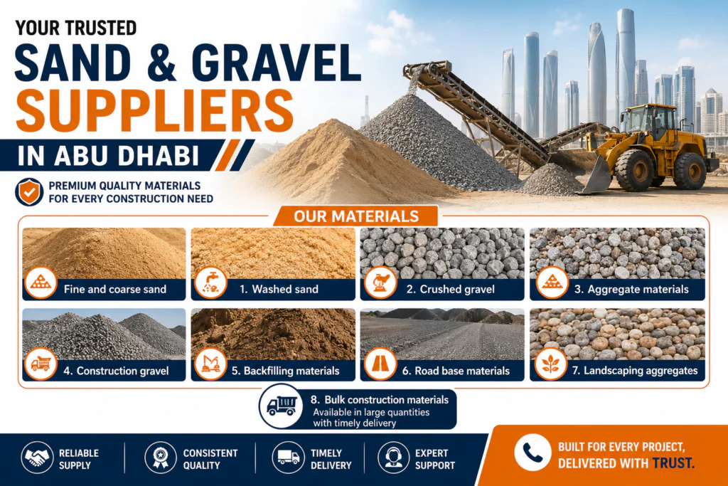 AZ Sand and Gravel Suppliers Abu Dhabi