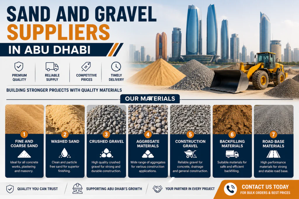 AZ Sand and Gravel Suppliers Abu Dhabi