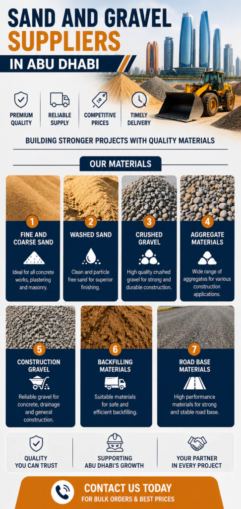 AZ Sand and Gravel Suppliers Abu Dhabi